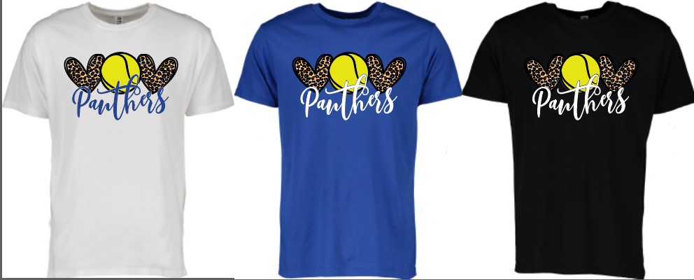 Love Panthers Tennis Tee