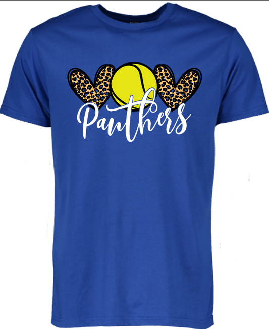 Love Panthers Tennis Tee