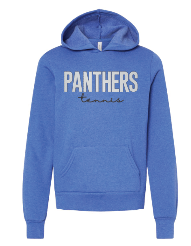 Panthers Tennis Embroidered Hoodie