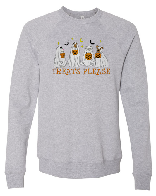 Howl-O-Ween Embroidered Sponge Fleece Raglan Crewneck Sweatshirt