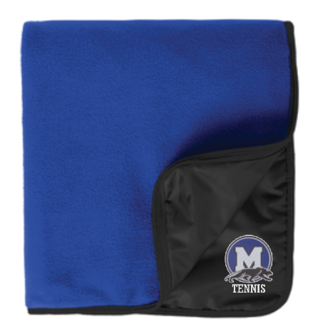 Midlothian HS Tennis Blanket (Embroidered)