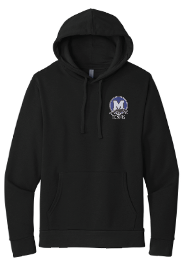 Midlo Logo Tennis Hoodie or Crewneck