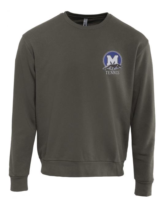 Midlo Logo Tennis Hoodie or Crewneck