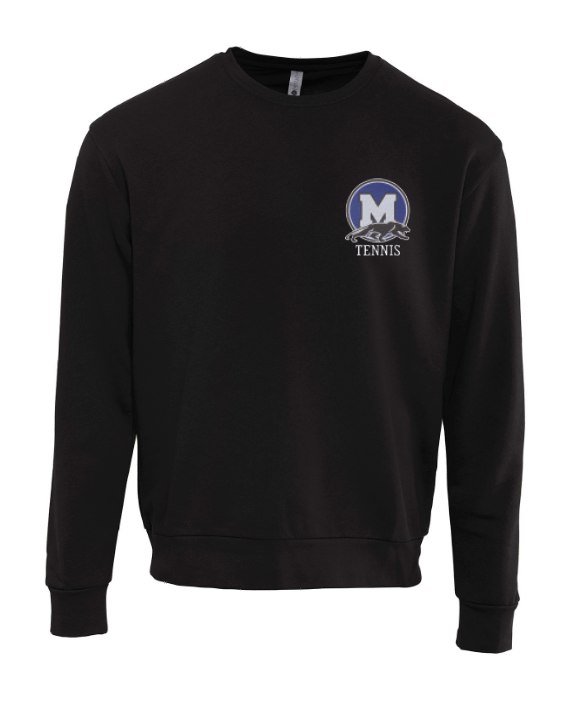 Midlo Logo Tennis Hoodie or Crewneck