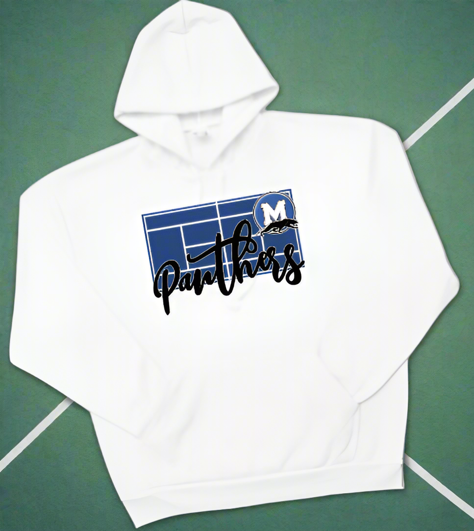 Tennis Court Tee or Hoodie