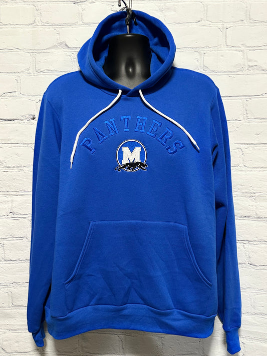 Tone on Tone Embroidered Panthers Hoodie